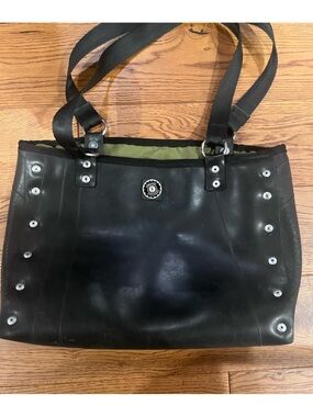 English Retreads Tote of Recycled Inner Tube.